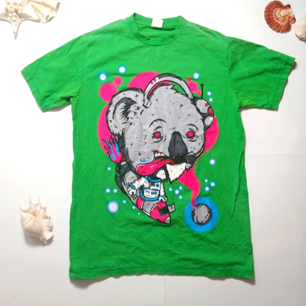 Weird Thanabat t-shirt trippy astro koala